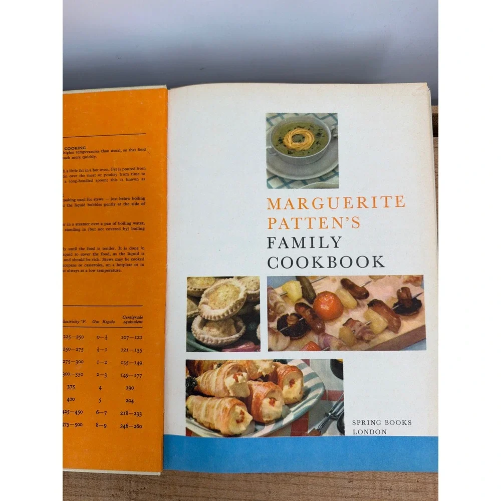 Vintage‎ 1964 Marguerite Patten Family Cookbook in Colour Hardcover + Bonus
